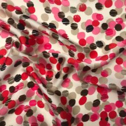 Lenço Bolso Pintas Rosas